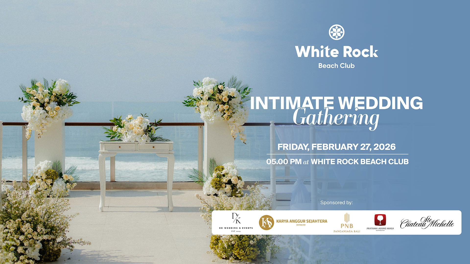 White Rock Beach Club Presents Exclusive Wedding Industry Gathering at Bali’s Premier Beachfront Venue